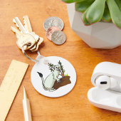 White Weasel Schlüsselanhänger