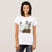 White Weasel Wildlife T - Shirt (Vorne ganz)