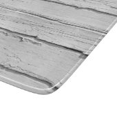 White Weathered Wood Schneidebrett (Ecke)