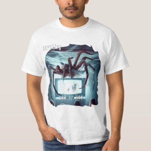 White Web of Lies T - Shirt (Spider im Fernsehen)