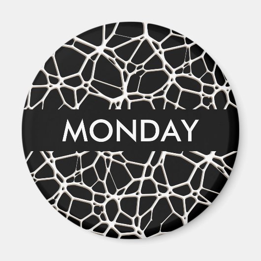 White Web Texture + Ihr Bachgr. Ideen Magnet (Vorne)