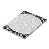 White Web Texture + Ihr Bachgr. Ideen Notizblock (Rotiert)