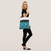 White Web Texture + Ihr Bachgr. Ideen Tasche (Am Model)