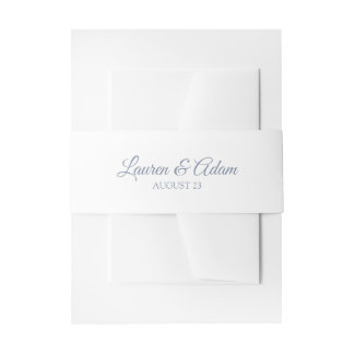 White Wedding Bly Band / Wrap | Dusty Blue