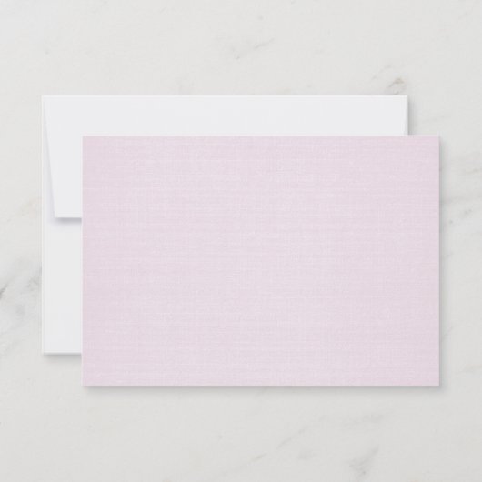 White Wedding Bow UAWG Einladung (Rückseite)