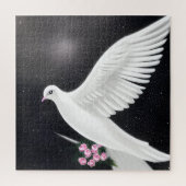 White Wedding Dove Puzzle (Vertikal)