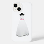 White Wedding Dress Bride Case-Mate iPhone Case (Rückseite)