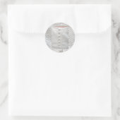 White Wedding Gown Sticker - Anpassbar (Tasche)