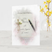White Wedding Journal Herzlichen Glückwunsch Karte (Gelbe Blume)