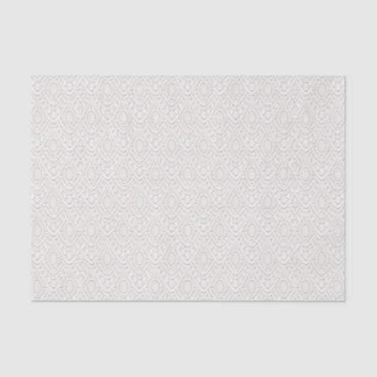 White Wedding Lace Seidenpapier (Vorderseite)