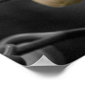 White Wedding Orchid Poster (Ecke)