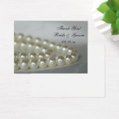 White Wedding Pearls Vielen Dank für Ihr Interesse (Schreibtisch)