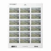 White Wedding Pearls Vielen Dank für Ihr Interesse Adressaufkleber (Vorne)