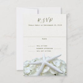 White Wedding Vertikal Repair Cards vom Seaside Ga RSVP Karte