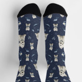 White Westie Christmas  Socken (Oben)