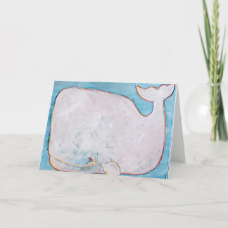 White Whale Card Dankeskarte