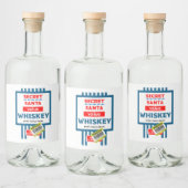 White Whiskey Alkoholflaschenetikett (Flaschen)