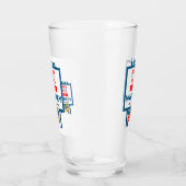 White Whiskey Glas (Rechts)