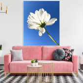 White Wild Flower Canvas Art Leinwanddruck (Insitu (Wohnzimmer))