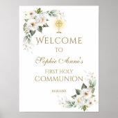 White Wild Rose 1. Heilige Kommune Begrüßungszeich Poster (Vorne)