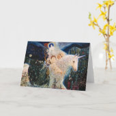 White Wind - Messenger der Liebe von Elizabeth Kyl Karte (Gelbe Blume)