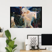 'White Wind' von Elizabeth Kyle Poster (Heimbüro)