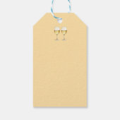 White Wine Lover freut sich auf Sie Geschenkanhänger (Rückseite)