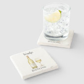 White Wine Lover Untersetzer (Seitenansicht)