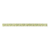 White Wine Pattern Satin Ribbon Satinband (Vorderseite)
