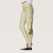 White Wine Splashed Celebration Wedding Leggings (Links)