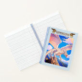 White Winged Dragon Notebook Notizblock (Innenseite)