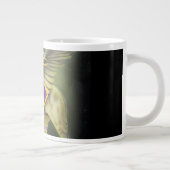 White Winged Lion Jumbo 20 oz Tasse (Rechts)