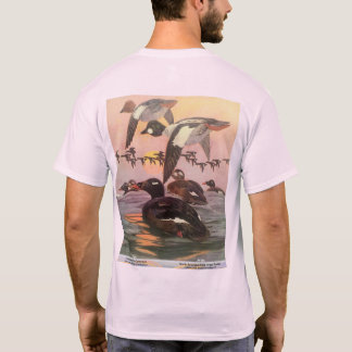 White-Winged Scoter & Goldeneye, Doppelarbeit T- T-Shirt