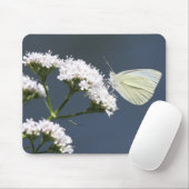 White Winged Wonder Mouse Pad Mousepad (Mit Mouse)
