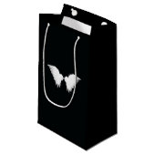 White Wings Gift Bag Kleine Geschenktüte (Vorderseite Schrägansicht)