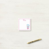 White Winter Kitten Post-It-Notes Post-it Klebezettel (Auf Schreibtisch)