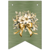 White Winterberry Einladung Set Wimpelkette (Erste Fahne)