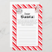 White Wish List Letter (Vorne/Hinten)