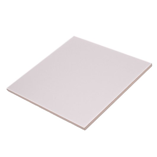 White with a touch of pink Ceramic Tile. Fliese (Seite)