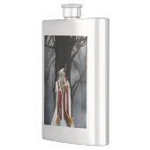White Wizard Oak Tree Fantasy Flachmann (Links)
