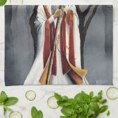 White Wizard Oak Tree Fantasy Geschirrtuch (Gefaltet)