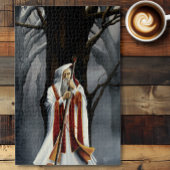 White Wizard Oak Tree Fantasy Puzzle
