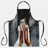 White Wizard Oak Tree Fantasy Schürze (Vorderseite)