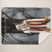 White Wizard Oak Tree Fantasy Sherpadecke (Vorderseite (Horizontal))