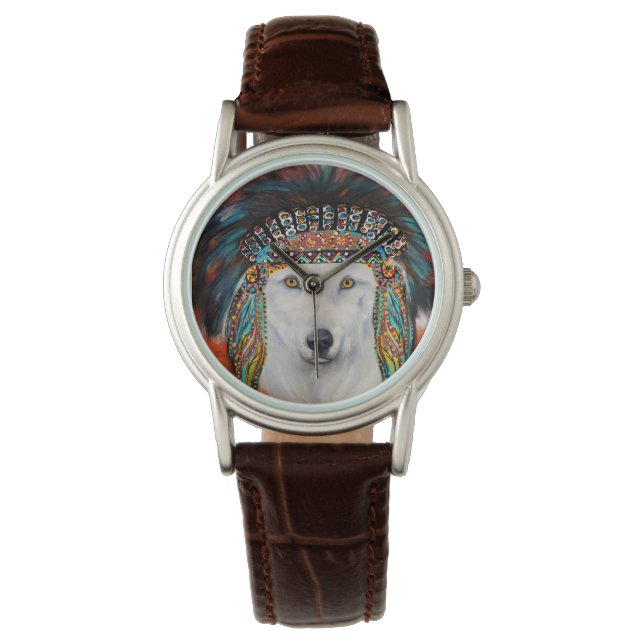 White Wolf Armbanduhr (Vorderseite)