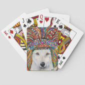 White Wolf Art Spielkarten (Rückseite)