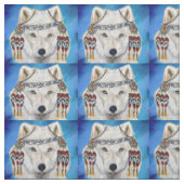 WHITE WOLF ART STOFF (Muster)