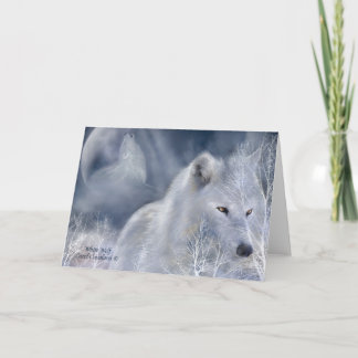 White Wolf ArtCard Karte