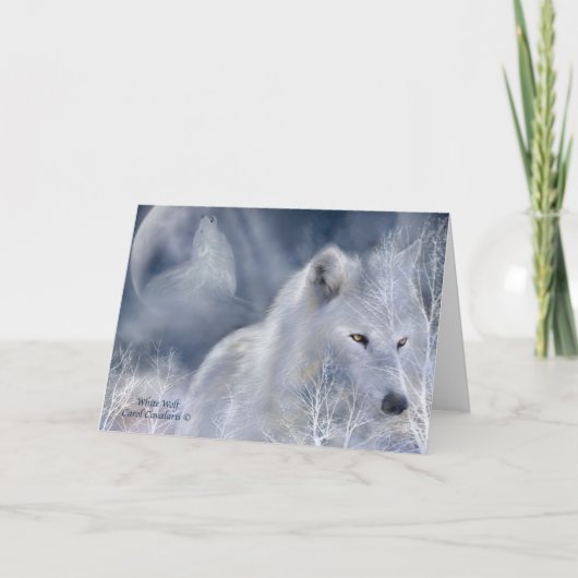 White Wolf ArtCard Karte (Vorderseite)