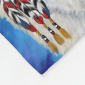 White Wolf Fleecedecke (Ecke)